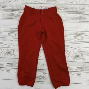 Champro Girls Youth L Red Athletic Softball Pants